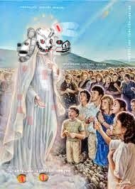 Create meme: The Fatima Mother of God icon, medjugorje Virgin Mary image, fatima apparitions of the virgin mary