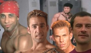 Create meme: Billy Herrington, gachimuchi actors, Danny Lee hachimaki