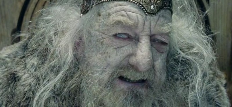 Create meme: the Lord of the rings Gandalf, théoden the Lord of the rings, king théoden of Rohan