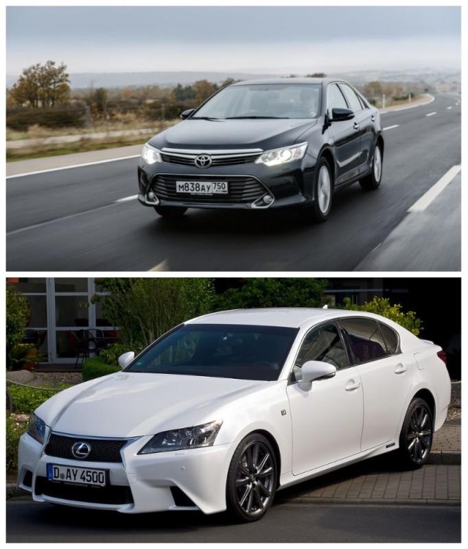 Создать мем: toyota camry 2015, lexus gs 2012, lexus gs 350 f sport