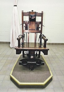 Create meme: electric chair