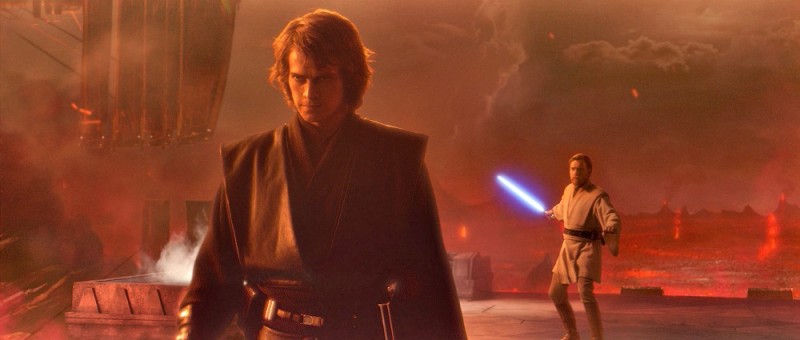 Create meme: Anakin Skywalker Darth, Anakin Skywalker The Dark Side, Anakin and Obi WAN