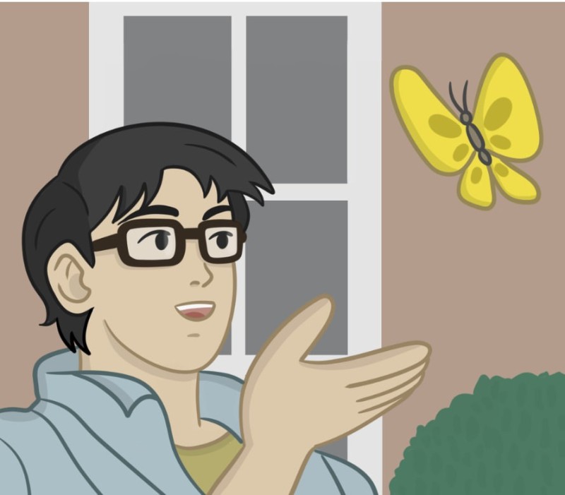 Create meme: this bird meme, people with butterfly meme, the guy with the butterfly meme