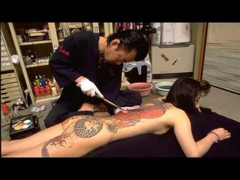 Create meme: Japanese tattoo, tattooing in japan, tattoo masters of the world