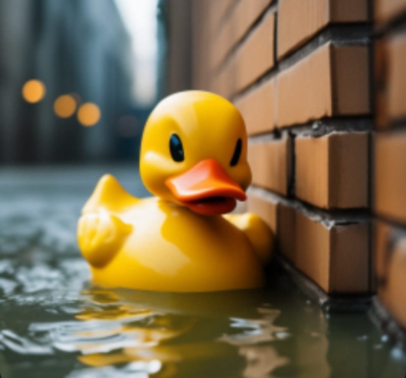 Create meme: duck, yellow duck for a bath, yellow duck