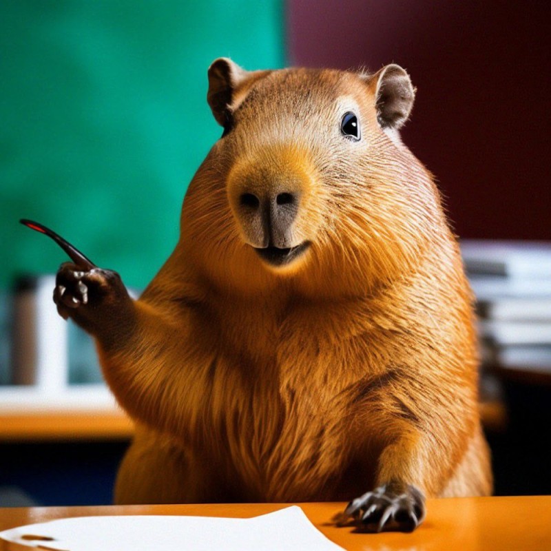 Create meme: funny capybara, a pet capybara, funny capybara