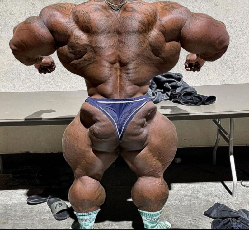 Create meme: Ronnie Coleman before steroids, Ronnie Coleman, the biggest bodybuilders