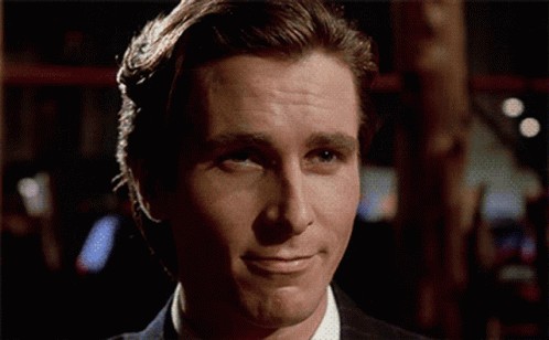 Create meme: Patrick Bateman, american psycho meme, rodina roleplay