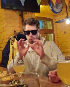 Create meme: beer, beer bar, male