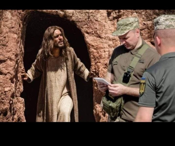 Create meme: a frame from the movie, rise jesus, jesus jesus