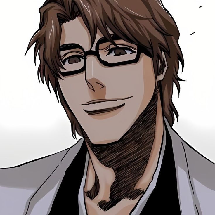 Создать мем: aizen sousuke, anime блич, айзен блич арт