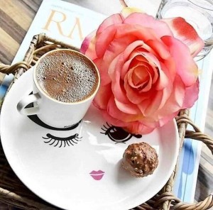 Create meme: fashionable good morning greeting cards, Good morning flowers and coffee, beautiful good morning greeting card