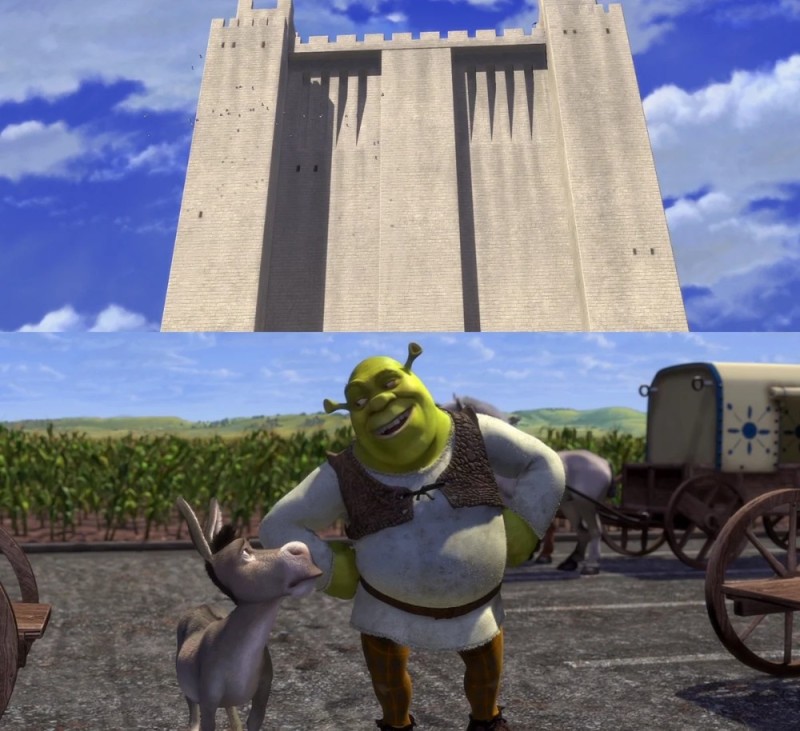 Create meme: Shrek Lord Farquaad's castle, Shrek , Shrek 2001 