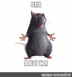 Create meme: the rat from Ratatouille meme, the rat from Ratatouille, OPA Ratatouille