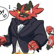 Create meme: incineroar, pokemon furry, pokemon anime