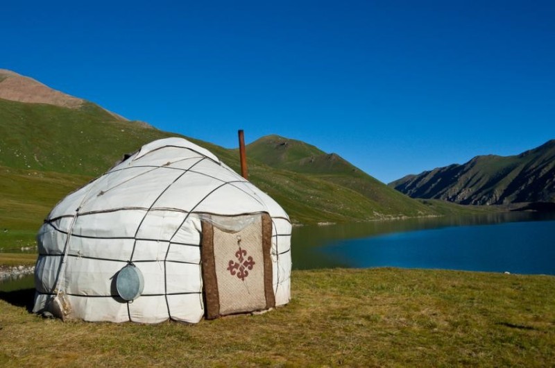 Create meme: Yurt , kyrgyz yurt, kazakh yurt