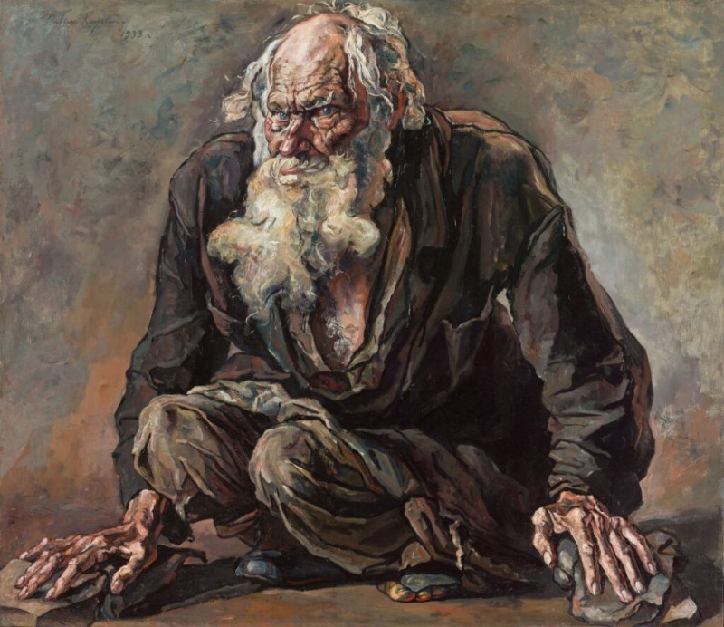 Create meme: Pavel Korin is an artist, Pavel Korin paintings, Pavel Korin is a beggar