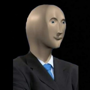 Create meme: mannequin head, stonks meme, mannequin face