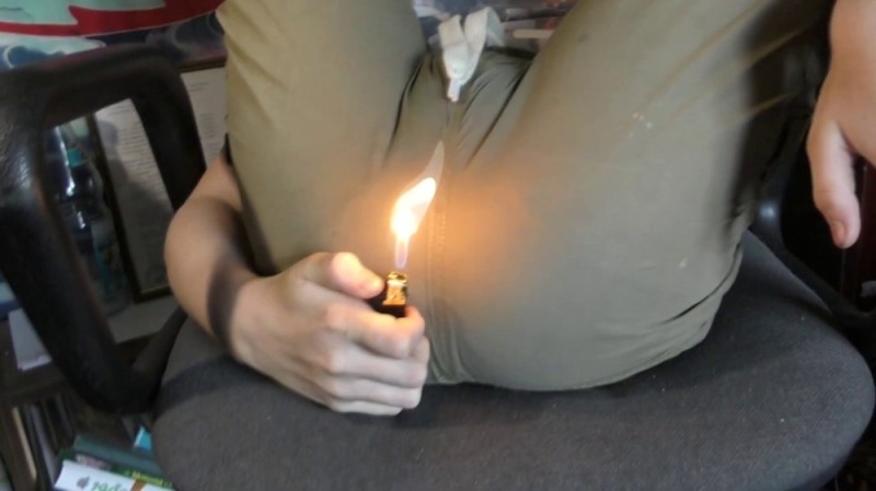 Create meme: candle in the ass, people , farts on a lighter