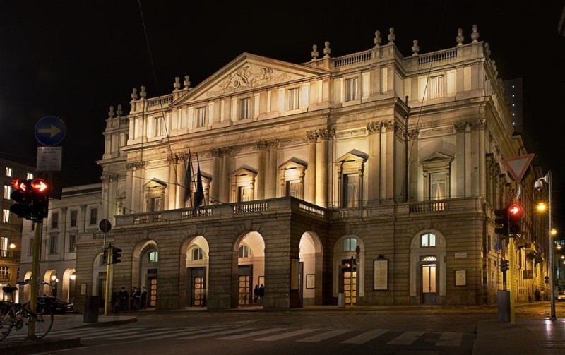 Create meme: la scala opera house, Milan's La Scala Theatre in Italy, la scala theater in milan