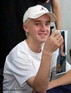 Create meme: Felton, Tom Felton at the age of 16, Tom Felton in 15 years