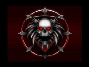 Create meme: clan dark Legion, skull, emblems of clans wot skull