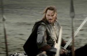 Create meme: battle of the memes Aragorn, Aragorn