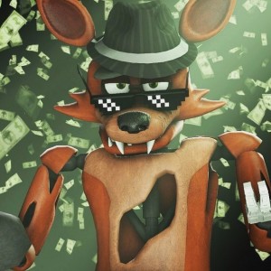 Create meme: 5 nights with Freddy, foxy