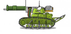 Создать мем: основной боевой танк, мультяшные танки, боевой танк