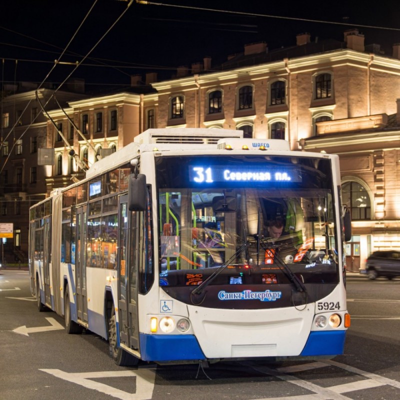 Create meme: trolleybus Peter, trolley , Saint petersburg trolleybus