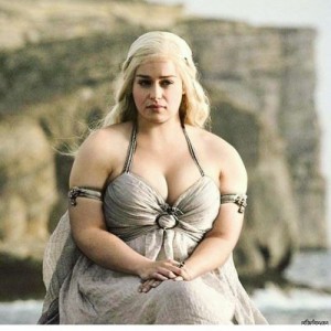 Create meme: the mother of dragons game of thrones, Daenerys Targaryen, Emilia Clarke