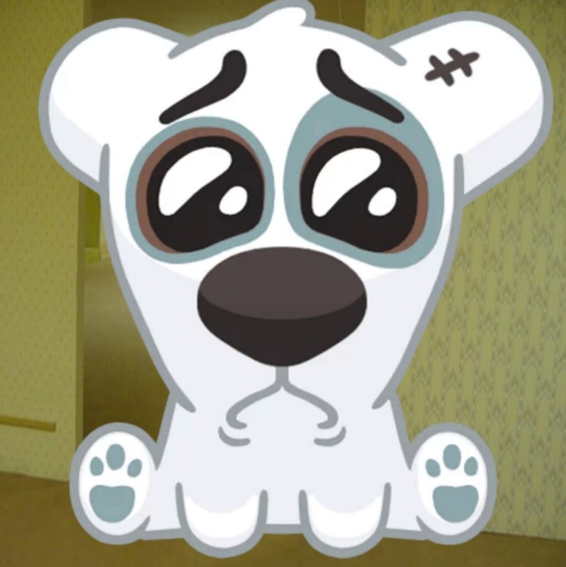 Create meme: dog spotty, spotty sticker, stickers 