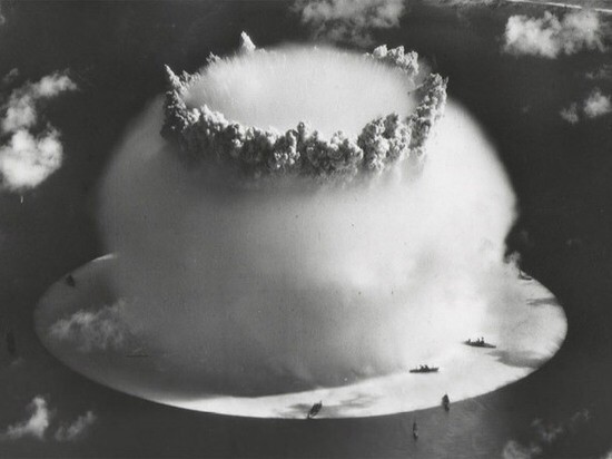 Create meme: atomic explosion , atomic bombings of Hiroshima and Nagasaki, a nuclear explosion 