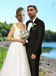 Create meme: the bride and groom for photoshop