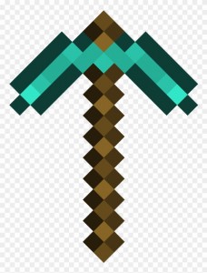 Create meme: iron pickaxe minecraft, rainbow pickaxe from minecraft, pickaxe from minecraft out of paper