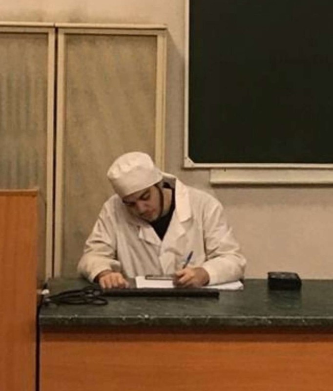 Create meme: Galin Alexey Mikhailovich sunts Moscow State University, people , chalk Board