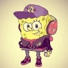Create meme: spongebob in a cap, sponge Bob square pants , spongebob art