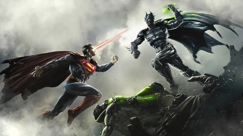 Создать мем: бэтмен, injustice: gods among us, injustice 2 супермен против бэтмена