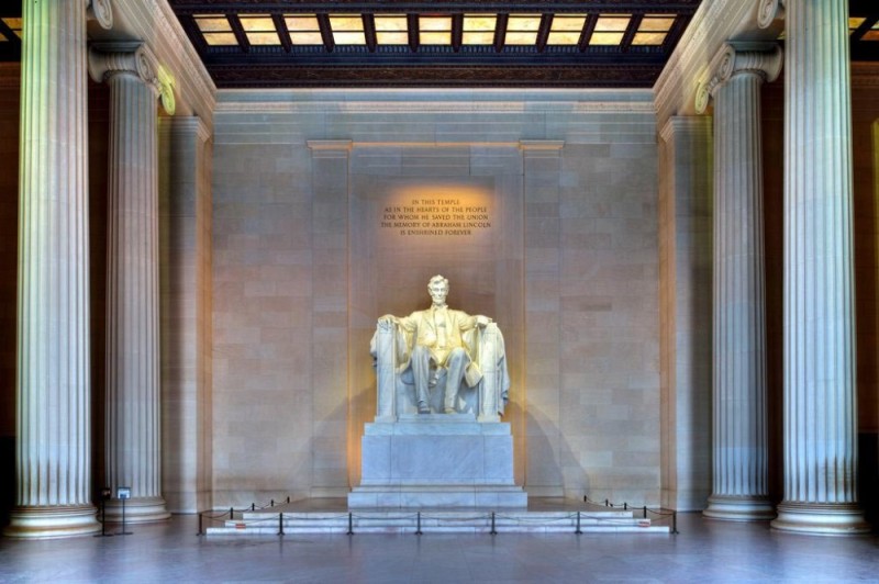 Create meme: The Lincoln Memorial in Washington, Abraham Lincoln Memorial, The Lincoln Memorial