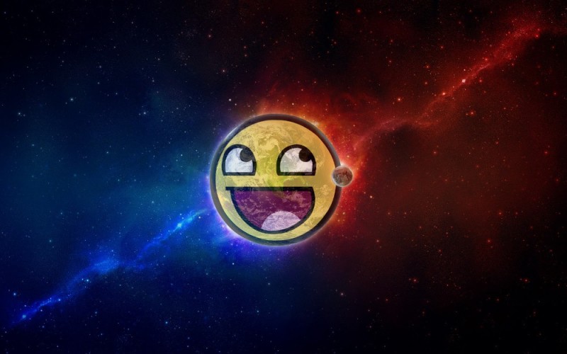 Create meme: smiley cosmos, space earth , cosmos stars 