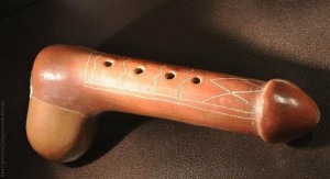 Create meme: leather flute