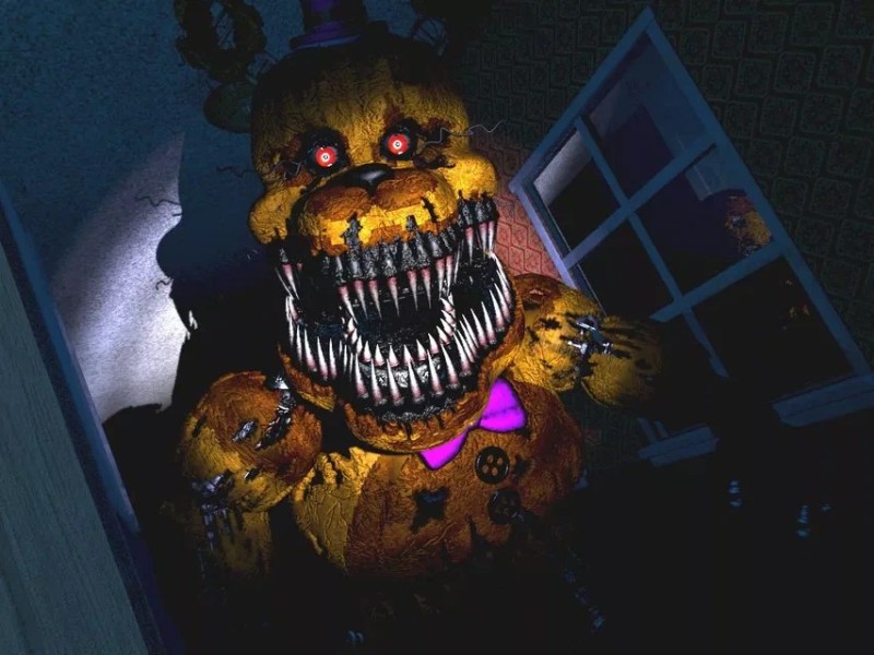 Create meme: animatronics fnaf 4, fnaf 4 nightmare freder, fnaf 4 nightmare