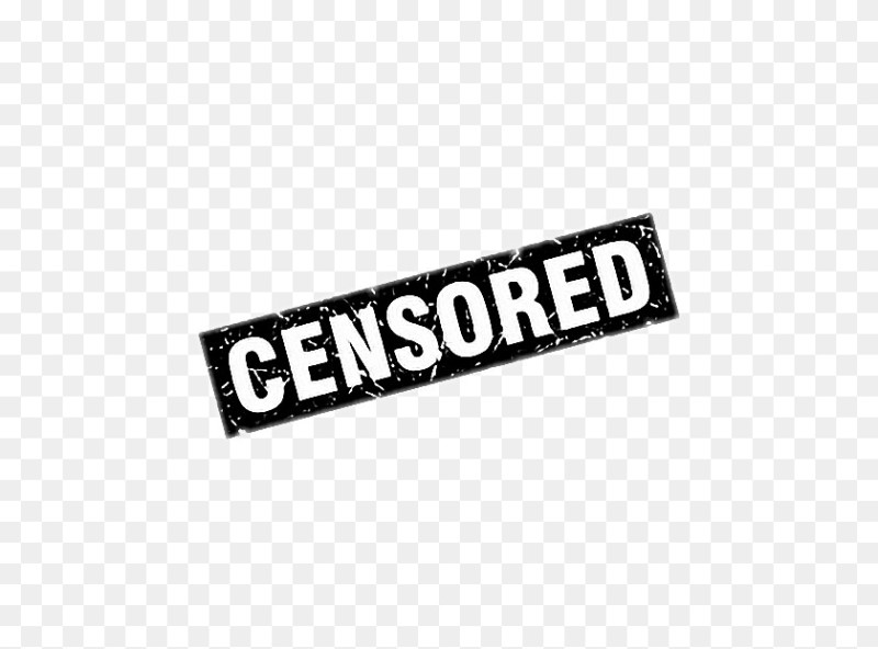 Create meme: censorship , censorship icon, censorship on a transparent background
