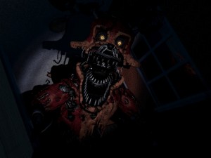 Create meme: horrible foxy, five nights at Freddy's, five nights at Freddy's 4