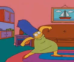 Создать мем: marge simpson dance, Симпсоны, мардж мем