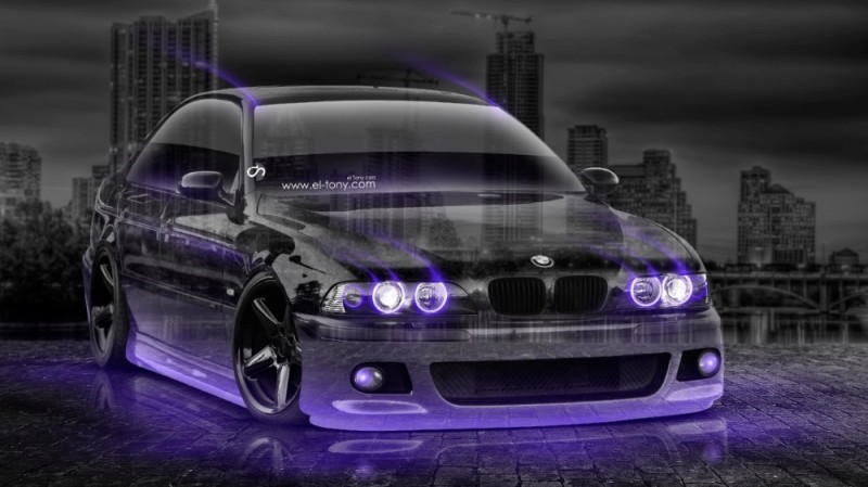 Create meme: bmw m 3 e 46, bmw e39, BMW M5 neon