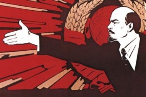 Create meme: Lenin forward comrades, poster of Lenin, Vladimir Ilyich Lenin