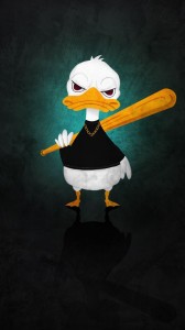 Create meme: ducklings, people, Donald duck