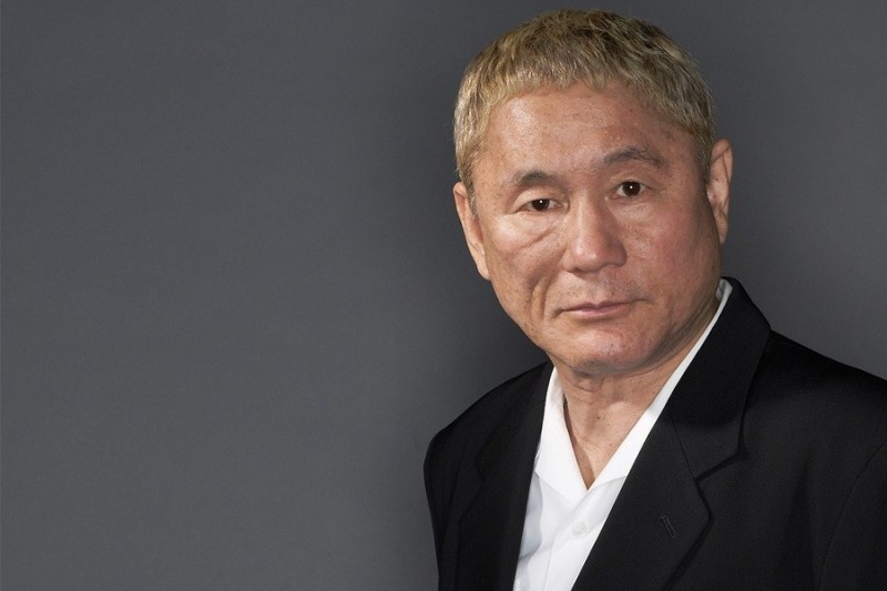 Create meme: Takeshi Kitano, Takeshi Kitano portrait, Takeshi Kitano's new movie