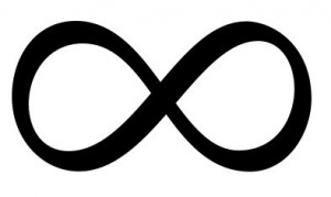 Create meme: infinity, sonsuzluk, infinity symbol